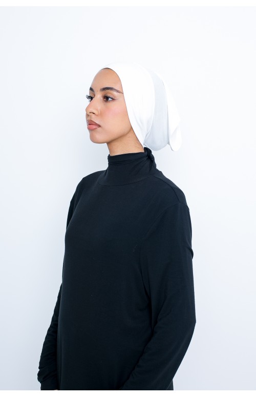 Bonnet tube en Jersey sous hijab