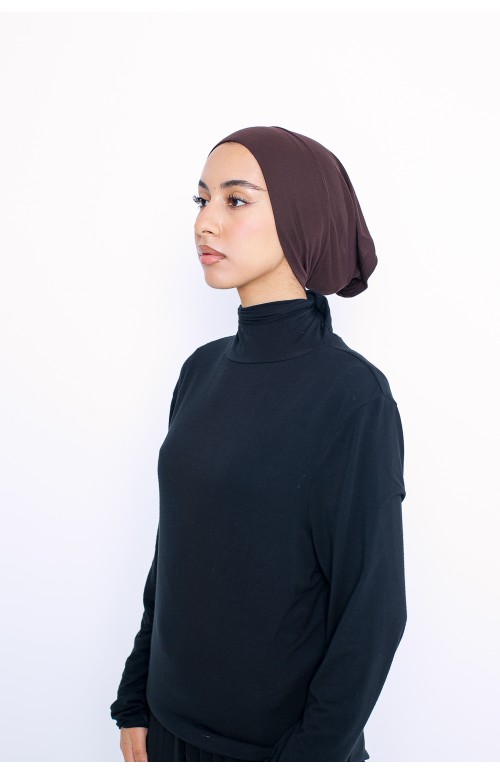 Bonnet tube en Jersey sous hijab