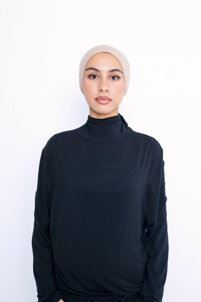Greige Jersey Tube Hat