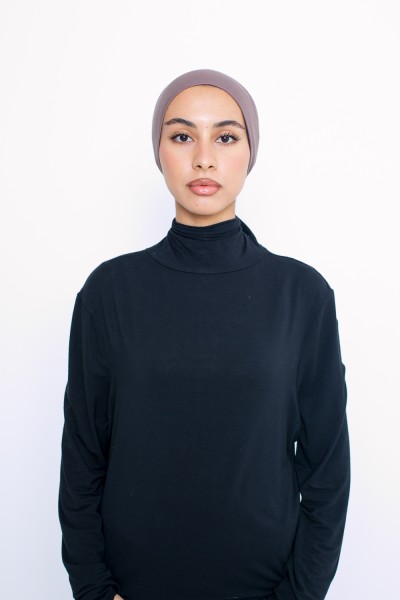 Taupe Jersey Tube Hat