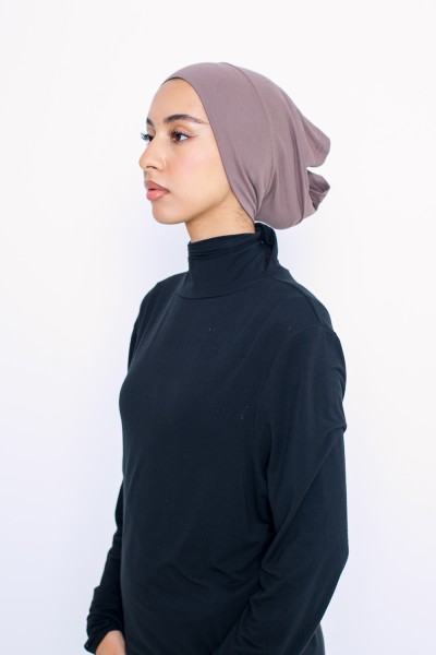 Bonnet tube Jersey taupe